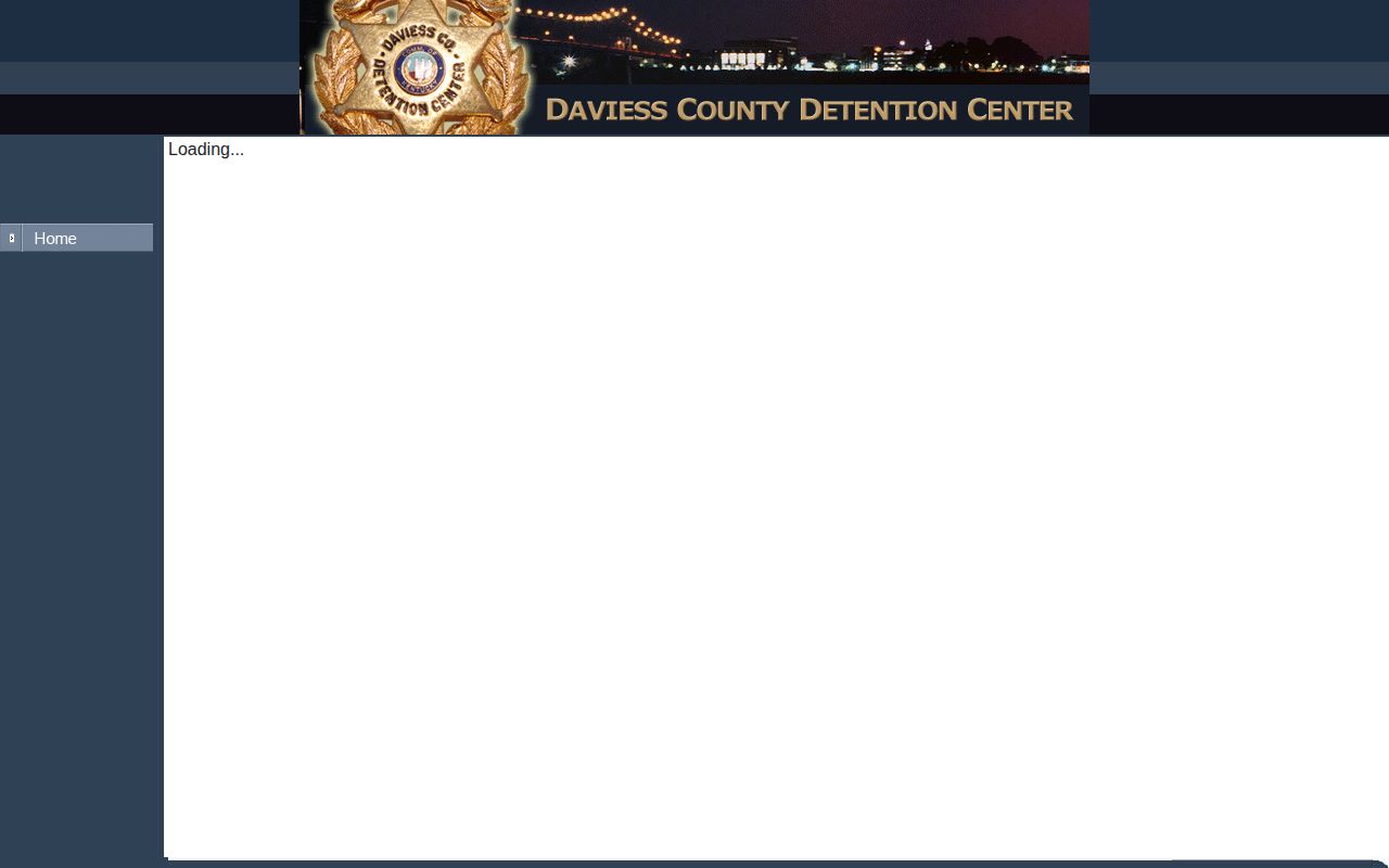 Daviess County Detention Center inmate roster launcher